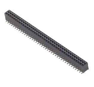 Лот: 21577576. Фото: 1. Двухрядная линейка SMD 2*40 pin... Разъёмы