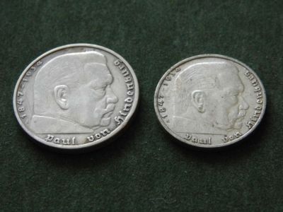 Лот: 7075446. Фото: 1. 5 рейхсмарок 1936 год.гурт - надпись... Азия