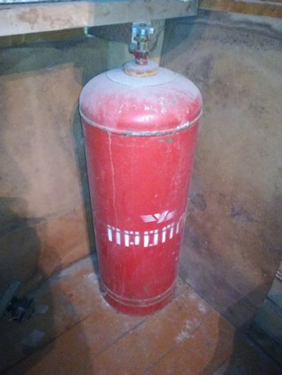 Лот: 12981312. Фото: 1. газовый баллон с вентилем 50л. Баллоны, газ в баллонах