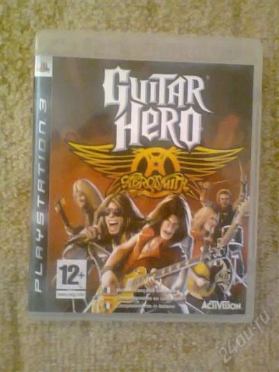 Лот: 1540521. Фото: 1. Guitar hero- aerosmith (лиц). Игры для консолей
