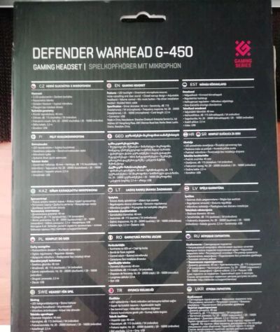 Лот: 14171129. Фото: 1. Гарнитура defender Warhead G-450. Наушники, гарнитуры