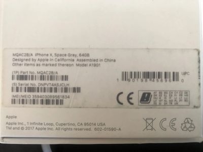 Лот: 16627261. Фото: 1. iphone X (10) 64GB Черный. Смартфоны