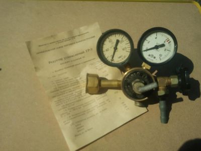 Лот: 7691404. Фото: 1. Редуктор углекислотный. Редукторы, вентили, манометры