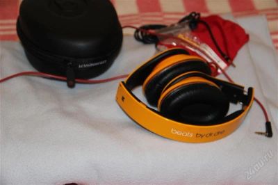Лот: 2481946. Фото: 1. Наушники Beats Studio orange. Другое (аудиотехника)