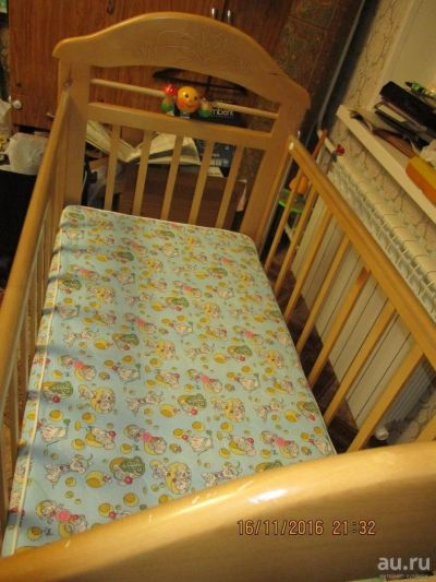 Лот: 8815009. Фото: 1. Отличная кроватка малышу, новорожденному... Детские кровати и кроватки