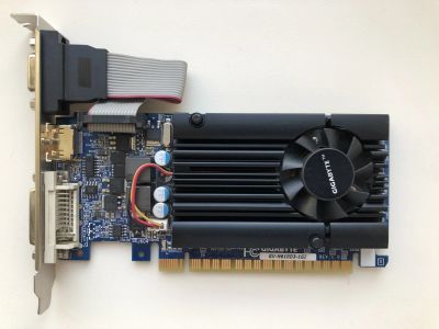 Лот: 21106359. Фото: 1. PCI-E 1024Mb Gigabyte GeForce... Видеокарты