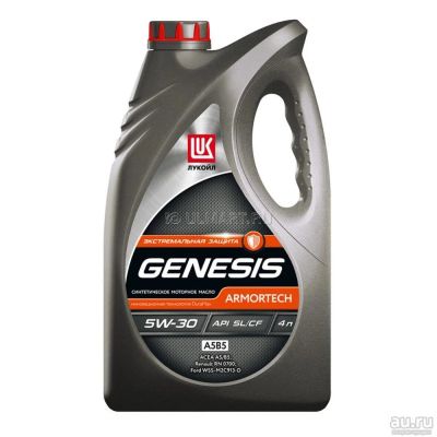 Лот: 9122274. Фото: 1. Лукойл Genesis Armortech 5w30... Масла, жидкости