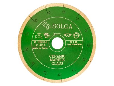 Лот: 9196687. Фото: 1. Диск алмазный Solga Ceramics Marble... Расходные материалы, сменные насадки