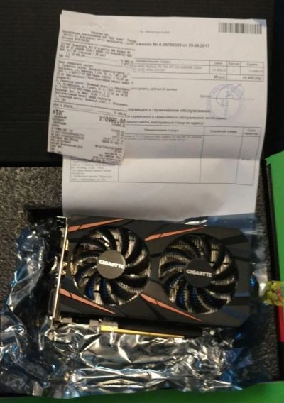 Лот: 10701376. Фото: 1. Видеокарта Gigabyte RX460 4Gb... Видеокарты