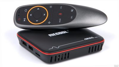 Лот: 12786085. Фото: 1. Cмарт тв бокс Mecool m8s pro w... Цифровое, спутниковое ТВ