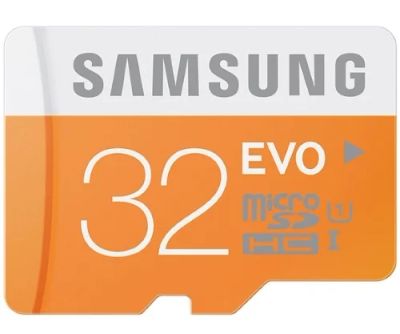 Лот: 5699827. Фото: 1. Samsung EVO microSDHC UHS-I 32GB... Карты памяти