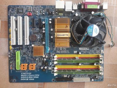 Лот: 16522821. Фото: 1. Материнская плата Gigabyte GA-P35C-S3. Материнские платы