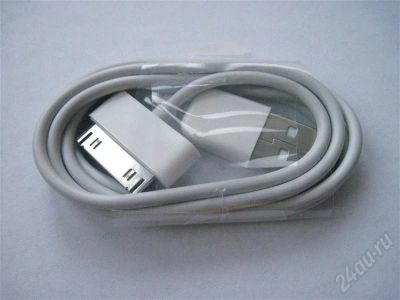 Лот: 594263. Фото: 1. Apple USB Ipod Iphone cable. Шнуры, кабели, разъёмы