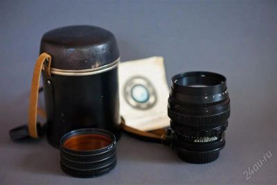 Лот: 2111345. Фото: 1. Гелиос 40-2 + переходник на Canon... Объективы