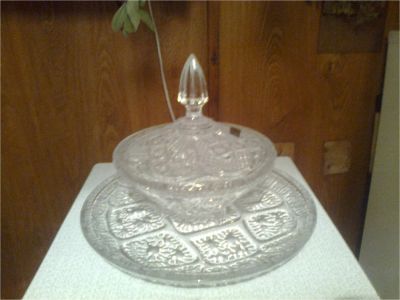 Лот: 9826331. Фото: 1. Хрусталь Богемия конфетница на... Вазы