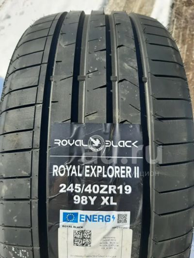 Лот: 24972315. Фото: 1. Летняя резина 245/40 R-19 "Royal... Шины