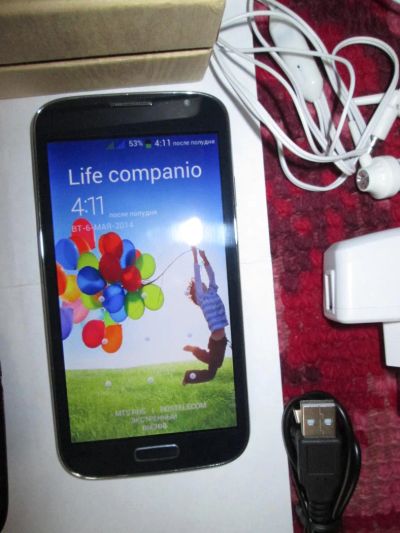 Лот: 4057450. Фото: 1. Копия Samsung Galaxy S4 4000 руб... Смартфоны