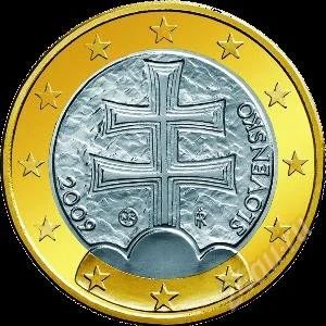 Лот: 1728807. Фото: 1. Словакия 1 евро. Европа