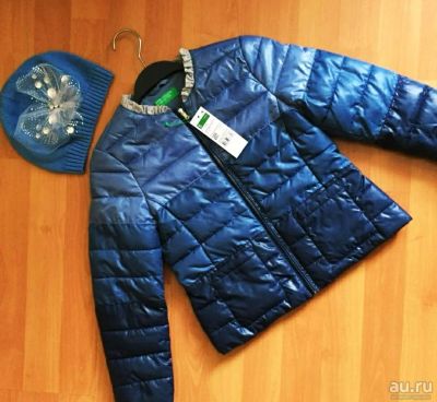 Лот: 16477694. Фото: 1. Куртка для девочки Benetton. Рост... Верхняя одежда