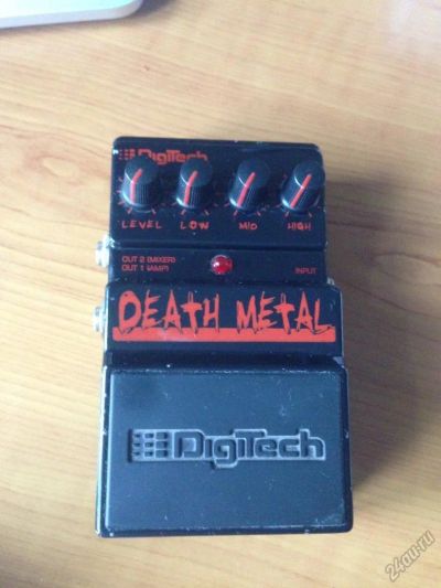 Лот: 5559609. Фото: 1. Digitech Death Metal Distortion. Гитарные эффекты и комбоусилители
