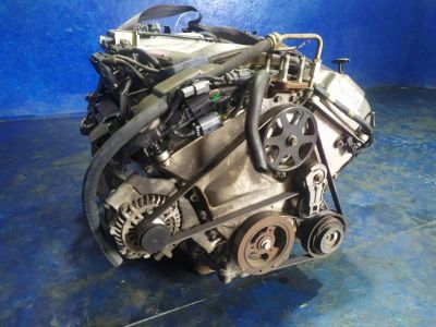 Лот: 16691128. Фото: 1. Двигатель Mazda Mpv GY3W GY (б... Двигатель и элементы двигателя