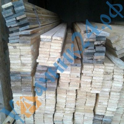Лот: 8880095. Фото: 1. Рейка / брусок / 9*35*2200 / Сосна... Древесина, пиломатериал