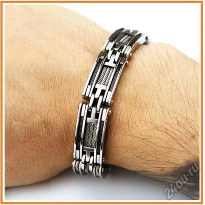 Лот: 5880228. Фото: 1. Мужской браслет из стали Spikes... Браслеты