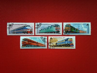 Лот: 14701900. Фото: 1. 1982, май. Отечественные локомотивы... Марки