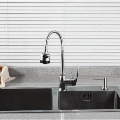 Лот: 24414583. Фото: 1. Смеситель для кухни, Frud, гибкий... Смесители