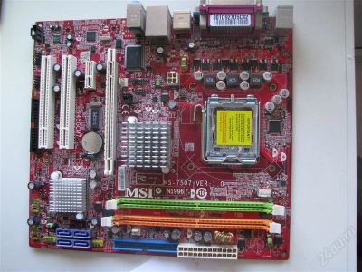 Лот: 1221953. Фото: 1. MSI MS-7507 s775. Материнские платы