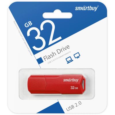 Лот: 19469803. Фото: 1. 32GB накопитель Smartbuy Clue... USB-флеш карты