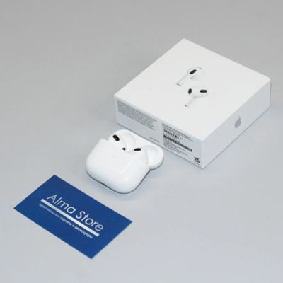 Лот: 19939466. Фото: 1. Оригинальные наушники Apple AirPods... Наушники, гарнитуры