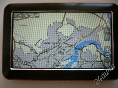 Лот: 493559. Фото: 1. Навигатор GPS 5" AV вход, FM модулятором... GPS-навигаторы