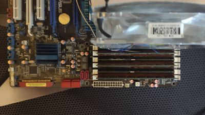 Лот: 22165070. Фото: 1. Материнска плата asus p6tse+проц... Материнские платы