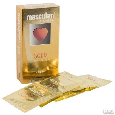 Лот: 11903701. Фото: 1. Презервативы Masculan Ultra Gold... Презервативы