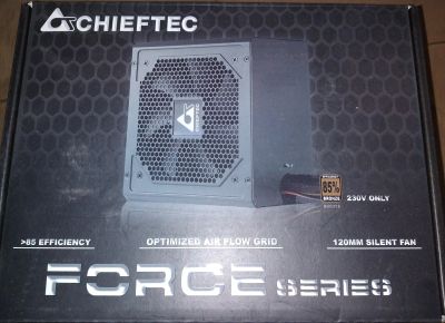 Лот: 5798251. Фото: 1. Блок питания Chieftec FORCE 650W... Корпуса, блоки питания