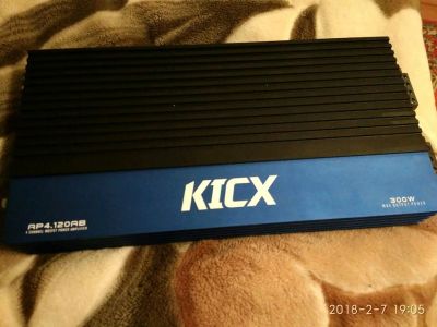 Лот: 14550526. Фото: 1. Усилитель kicx ap 4.120ab. Усилители