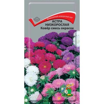 Лот: 24612696. Фото: 1. Семена Цветы, Астра, Ковёр смесь... Другое (семена, рассада, садовые растения)