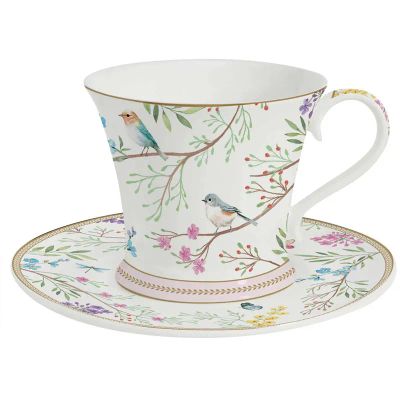 Лот: 25407791. Фото: 1. Чайная пара Easy Life Birds Melody... Кружки, стаканы, бокалы