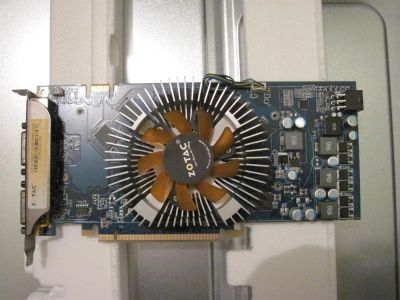 Лот: 3288430. Фото: 1. Zotac 9800GT. Видеокарты