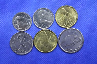Лот: 19296741. Фото: 1. Фиджи 2012 г Набор 6 монет Флора... Наборы монет