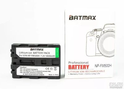Лот: 2093285. Фото: 1. Аккумулятор Batmax NP-FM500H... Аккумуляторы, зарядные