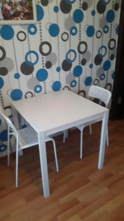 Лот: 7502333. Фото: 1. Стол со стульями IKEA. Столы, стулья, обеденные группы