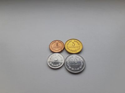 Лот: 16352163. Фото: 1. Сальвадор набор из 4 монет 1972... Наборы монет