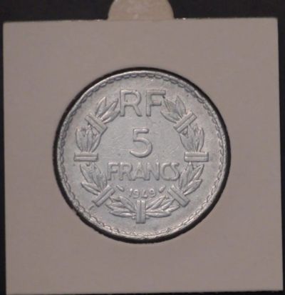 Лот: 3972232. Фото: 1. 5 франков 1949 г. Франция (а877... Европа