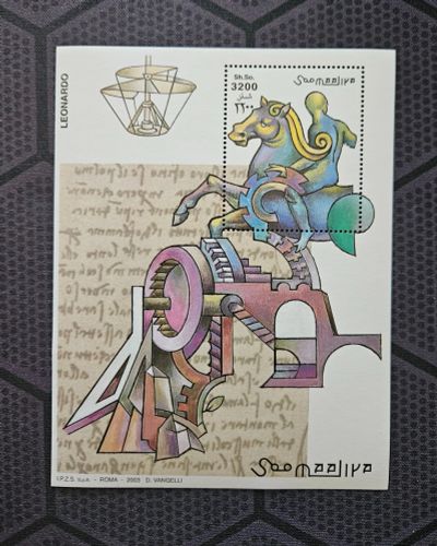 Лот: 25510879. Фото: 1. Марки: Сомали. 2003. Искусство... Марки