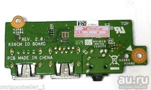 Лот: 13864647. Фото: 1. Плата USB Audio для ноутбука Asus... Шлейфы, кабели, переходники