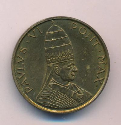 Лот: 7870735. Фото: 1. Ватикан Медаль Папа Павел VI... Сувенирные