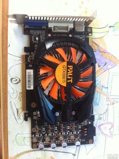 Лот: 9604669. Фото: 1. GTX550Ti Palit sonic 1024Mb DDR5... Видеокарты