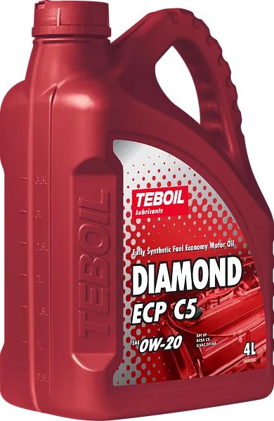 Лот: 25639559. Фото: 1. Teboil Diamond ECP C5 0W-20, 4л. Масла, жидкости